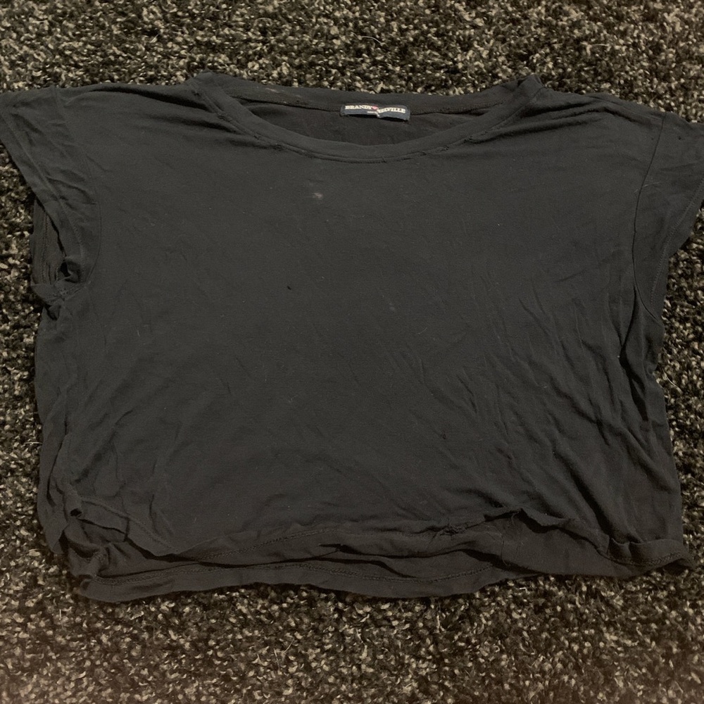 Black brandy Melville crop top